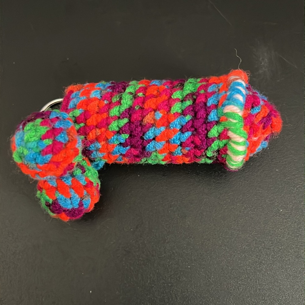 Dick and Balls 🏀 Bag BlingGag gift in Gay Pride Colors